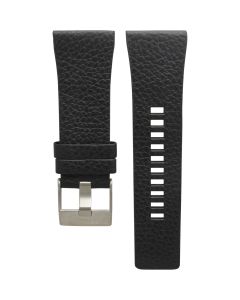 Diesel  Leather Black Original Watch Strap DZ7376