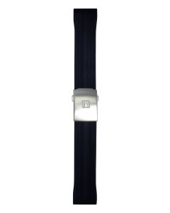 Tissot Quadrato Rubber Black Original Watch Strap T005517A.411