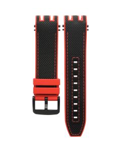 Tissot T-Race Rubber Two Tone Original Watch Strap T603044014