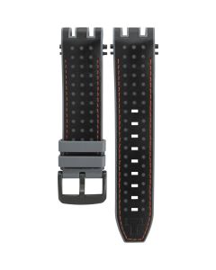 Tissot T-Race Rubber Two Tone Original Watch Strap T603045129