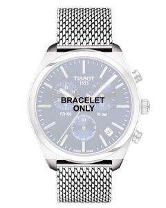 Tissot PR100 Chronograph Stainless Steel Silver Original Watch Mesh T605040717