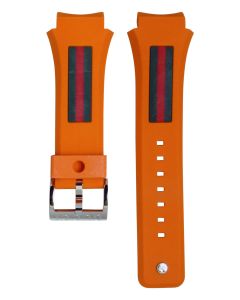 Gucci 137.1 XXL Rubber Orange Original Watch Strap YDA16691