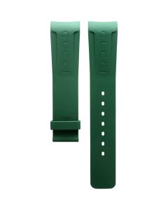 Gucci 136.3 Rubber Green Original Watch Strap YDA16789