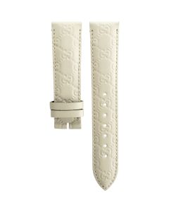 Gucci 126.4 Leather White Original Watch Strap YDA33695