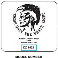 DIESEL strap model number