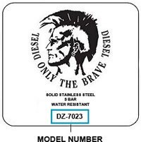 diesel strap model number