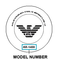 Armani strap model number