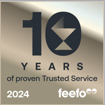 Feefo Platinum Trusted Service Award