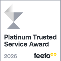Feefo Platinum Trusted Service Award