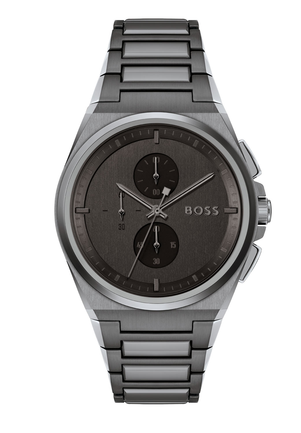  1. Hugo Boss Steer GQ Chronograph Gents Bracelet Watch 1513996