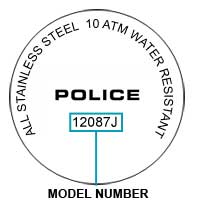 Police watch model number